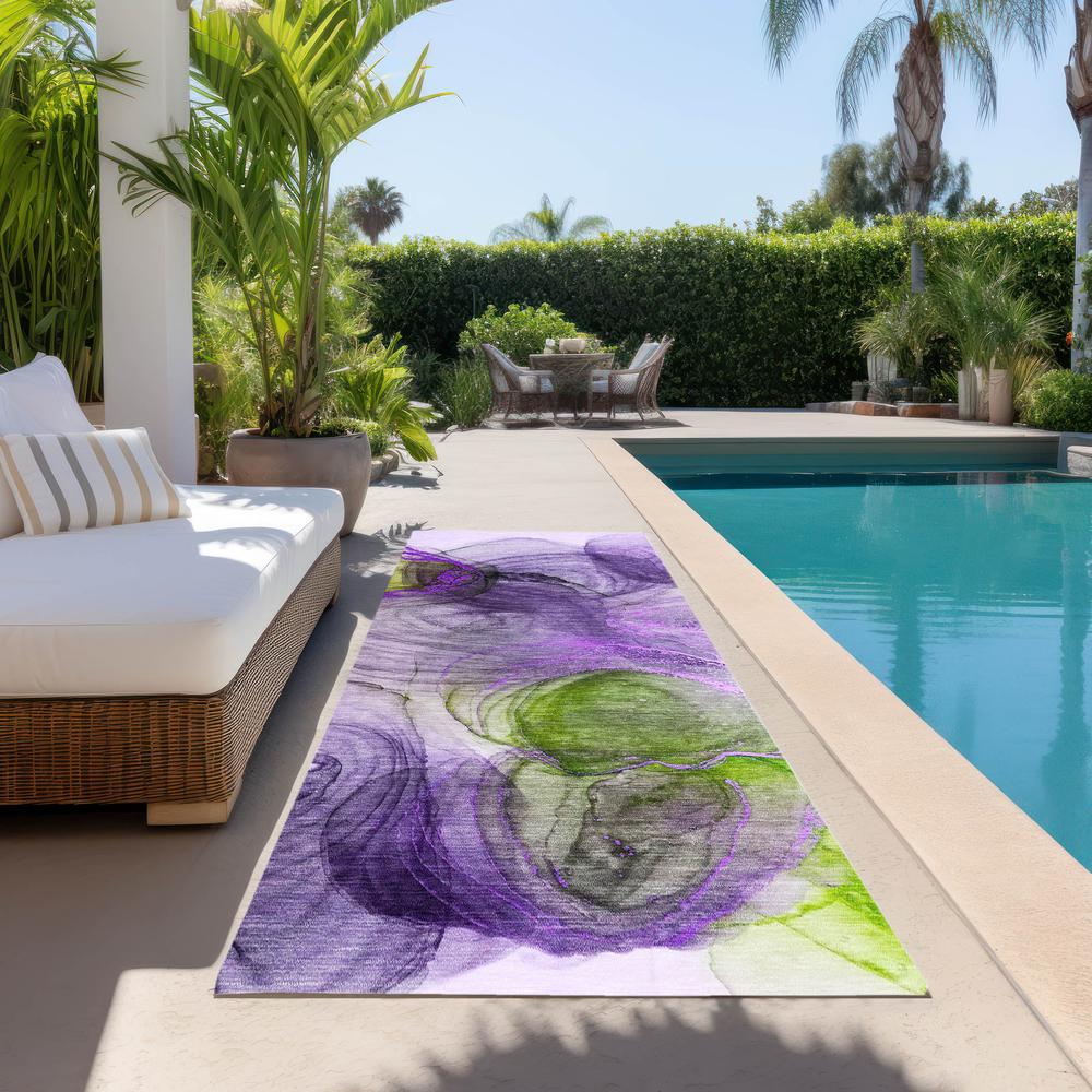 Chantille ACN513 Purple 2'3" x 7'6" Rug. Picture 7