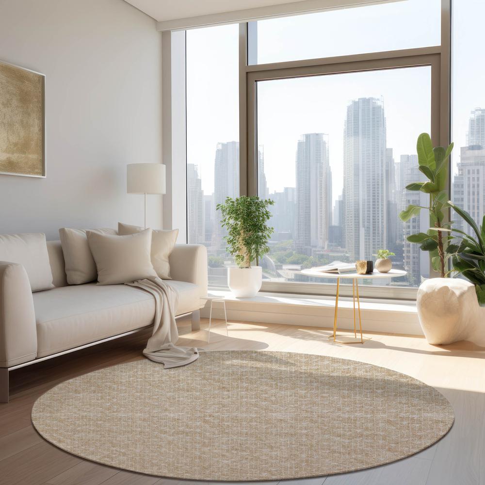 Chantille ACN514 Brown 8' x 8' Rug. Picture 6