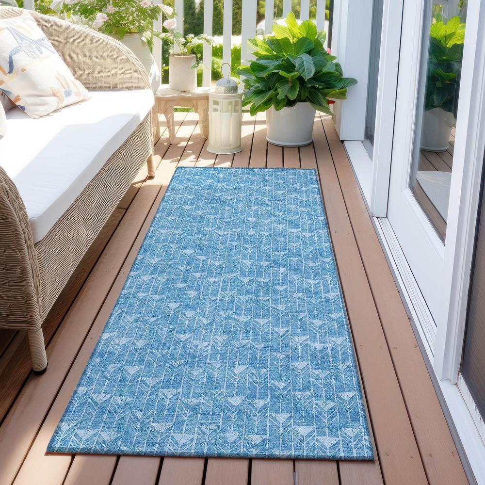 Chantille ACN514 Blue 2'3" x 7'6" Rug. Picture 7