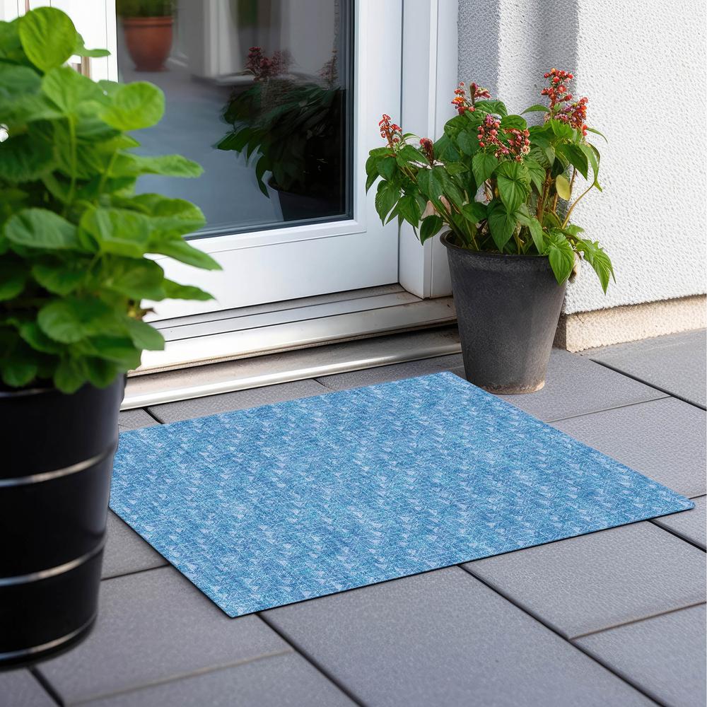 Chantille ACN514 Blue 1'8" x 2'6" Rug. Picture 7