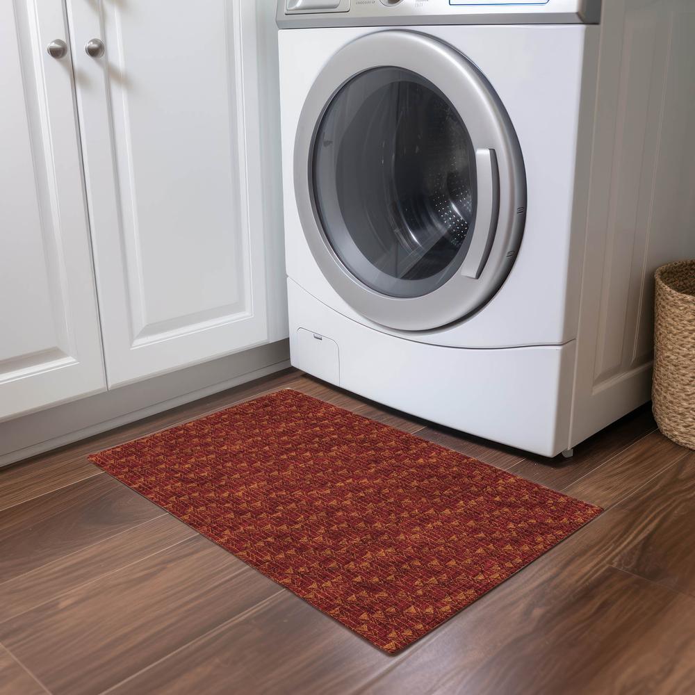 Chantille ACN514 Red 1'8" x 2'6" Rug. Picture 6