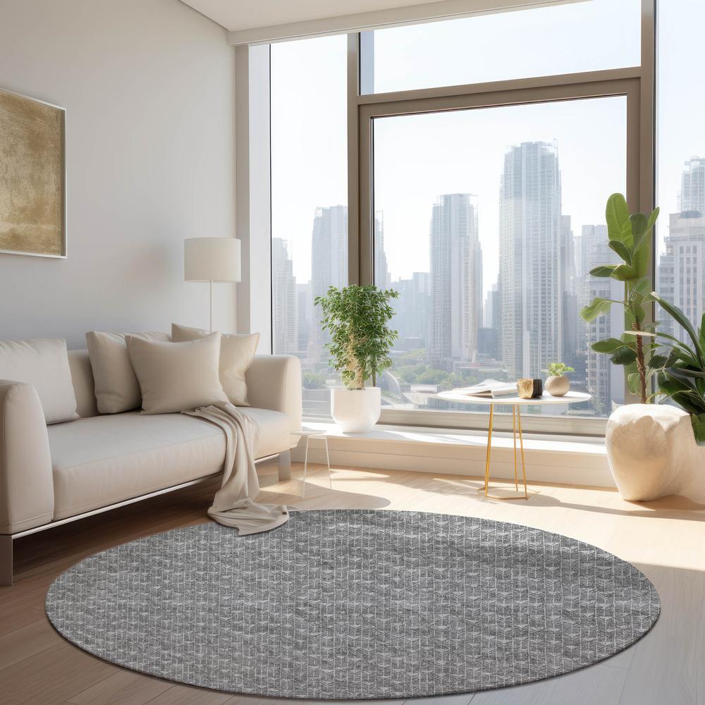 Chantille ACN514 Gray 8' x 8' Rug. Picture 6