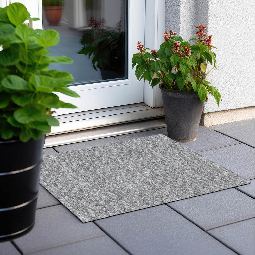 Chantille ACN514 Gray 1'8" x 2'6" Rug. Picture 7