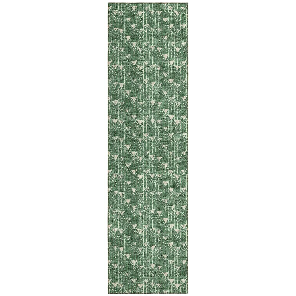 Chantille ACN514 Green 2'3" x 7'6" Rug. Picture 1