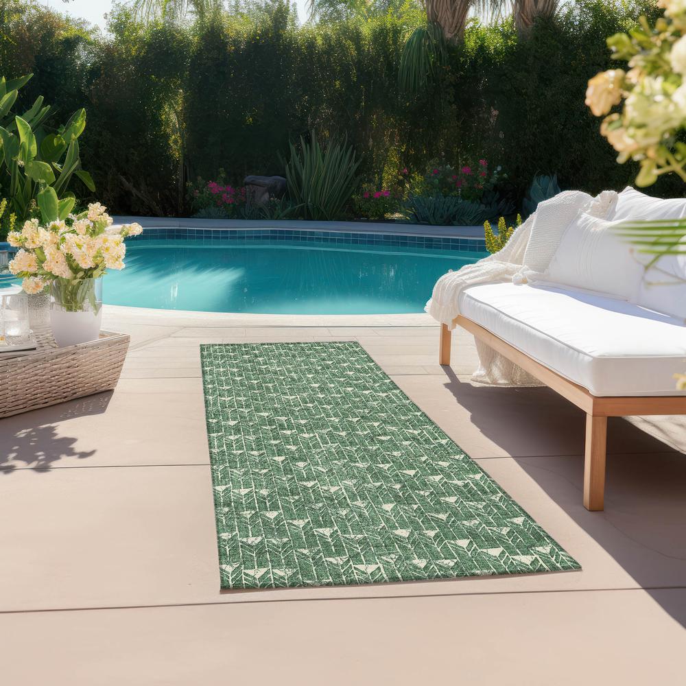 Chantille ACN514 Green 2'3" x 7'6" Rug. Picture 7