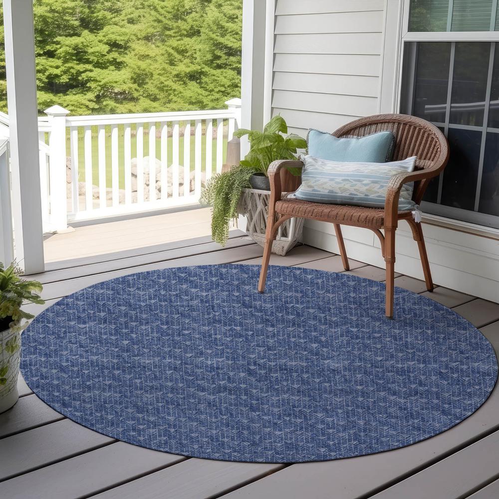 Chantille ACN514 Blue 8' x 8' Rug. Picture 7