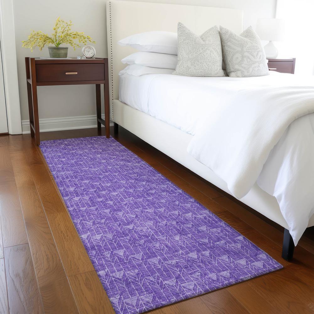 Chantille ACN514 Purple 2'3" x 7'6" Rug. Picture 7