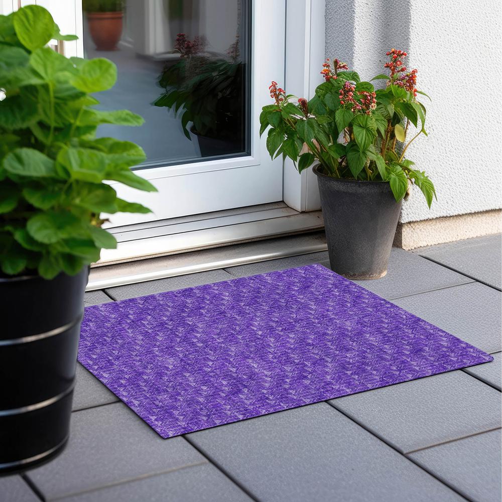Chantille ACN514 Purple 1'8" x 2'6" Rug. Picture 7