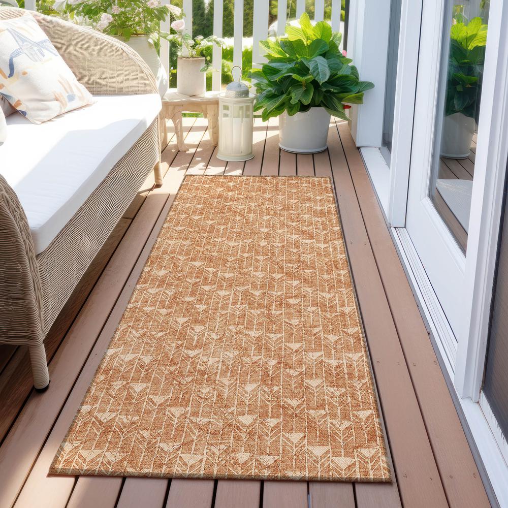 Chantille ACN514 Orange 2'3" x 7'6" Rug. Picture 8