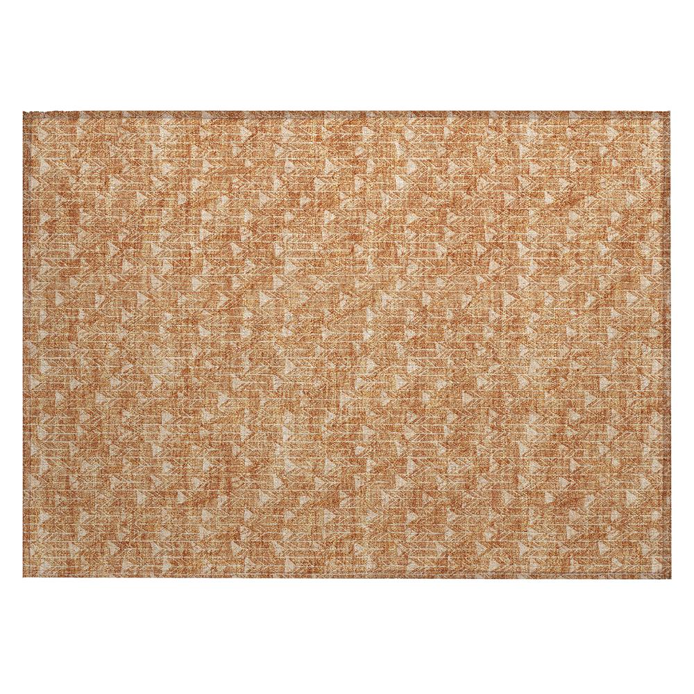 Chantille ACN514 Orange 1'8" x 2'6" Rug. Picture 1