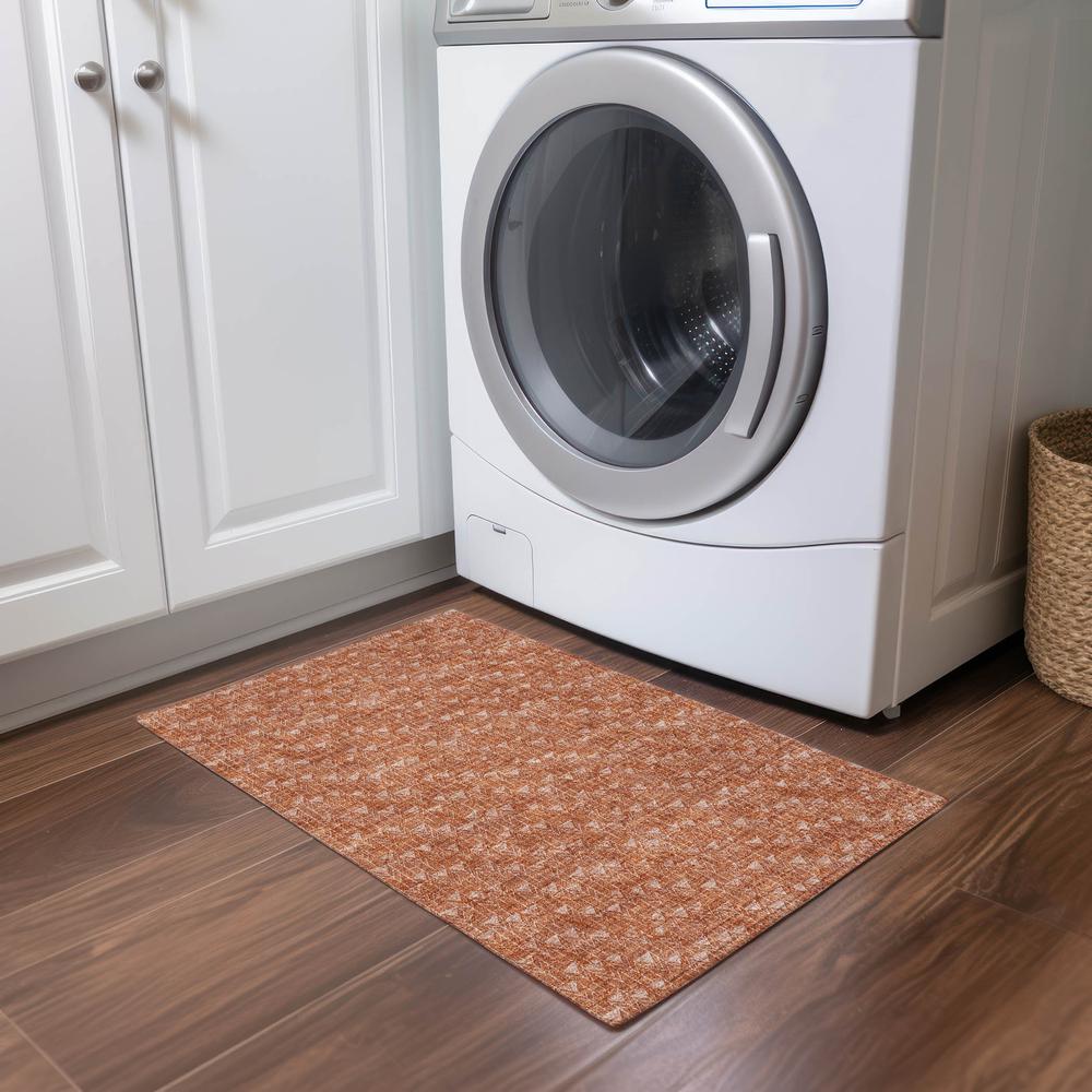 Chantille ACN514 Orange 1'8" x 2'6" Rug. Picture 6