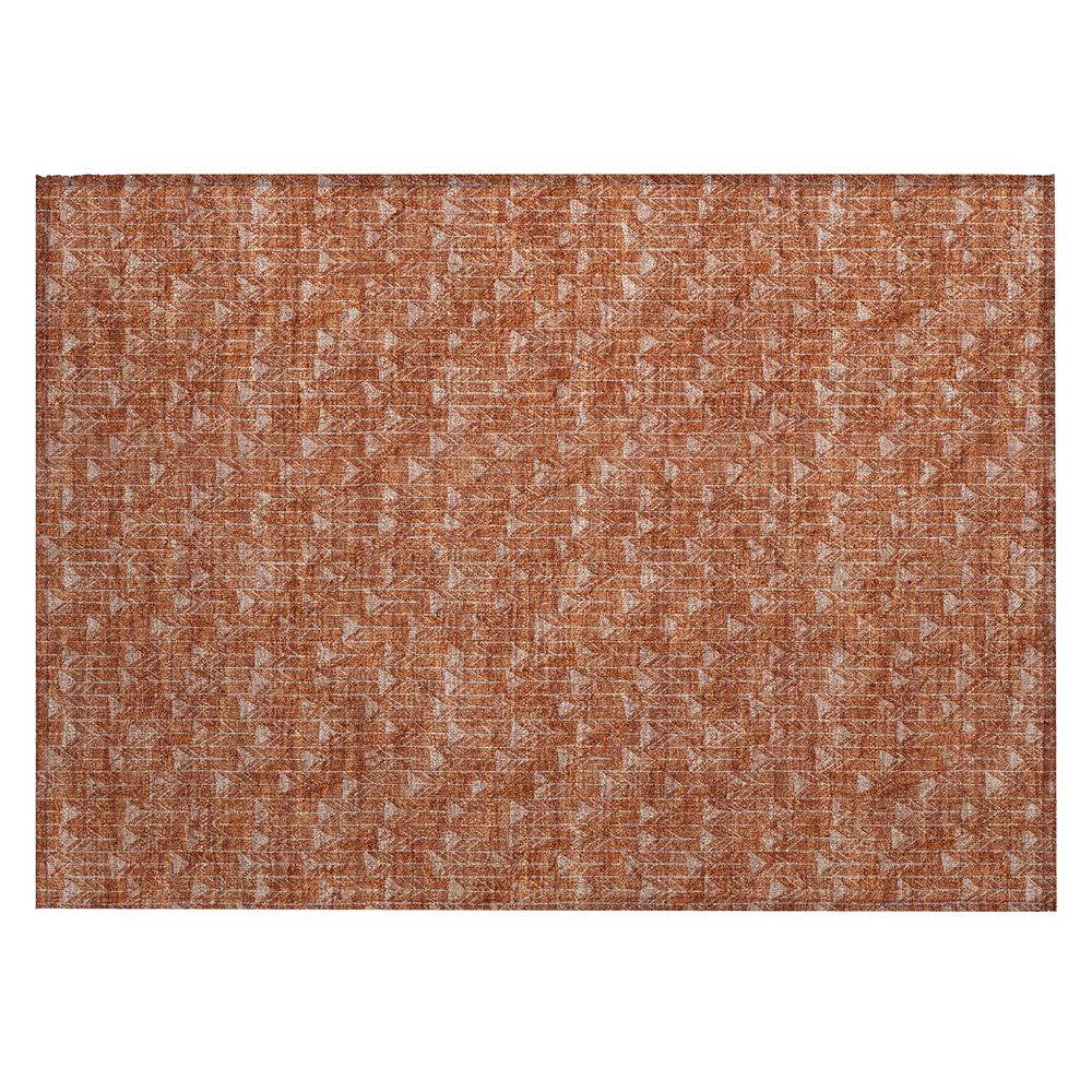 Chantille ACN514 Orange 1'8" x 2'6" Rug. Picture 1