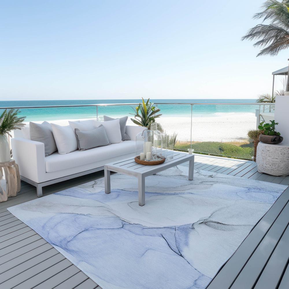 Chantille ACN515 Blue 2'6" x 3'10" Rug. Picture 8