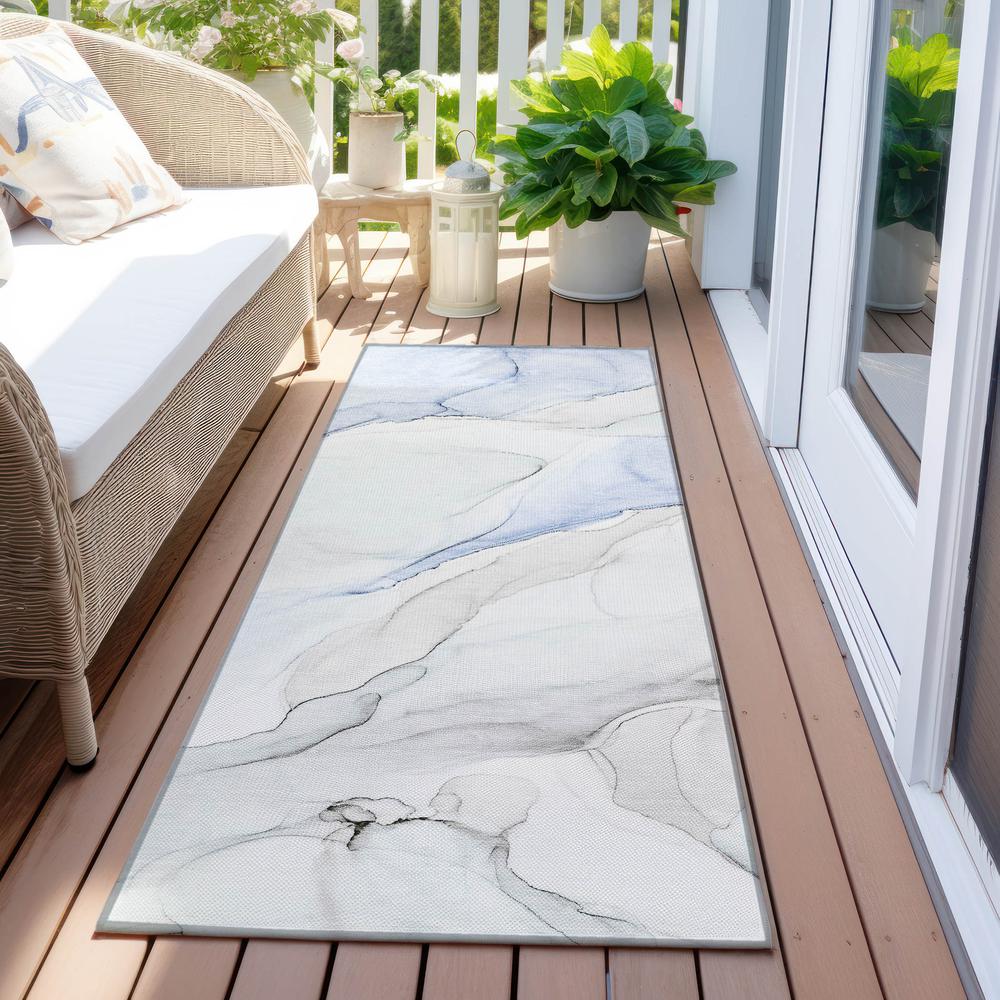Chantille ACN515 Blue 2'3" x 7'6" Rug. Picture 7