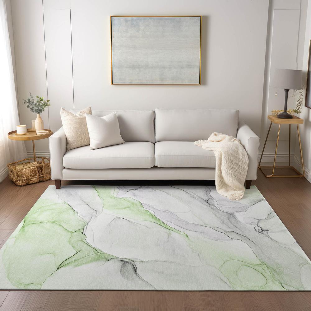 Chantille ACN515 Green 2'6" x 3'10" Rug. Picture 6
