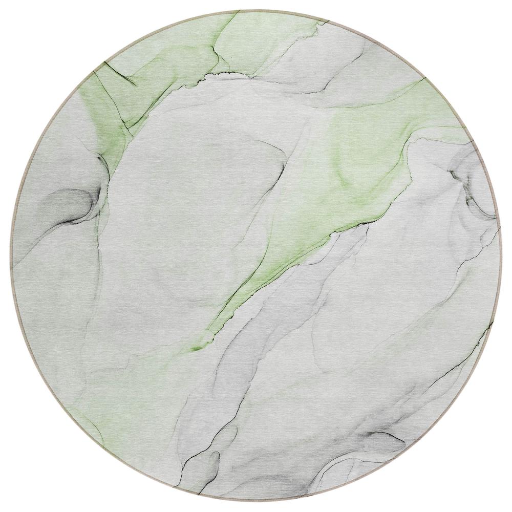 Chantille ACN515 Green 8' x 8' Rug. Picture 1