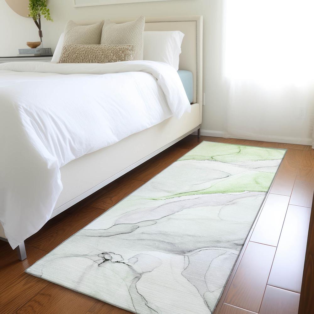 Chantille ACN515 Green 2'3" x 7'6" Rug. Picture 6