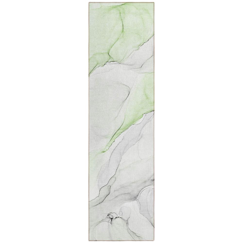 Chantille ACN515 Green 2'3" x 7'6" Rug. Picture 1