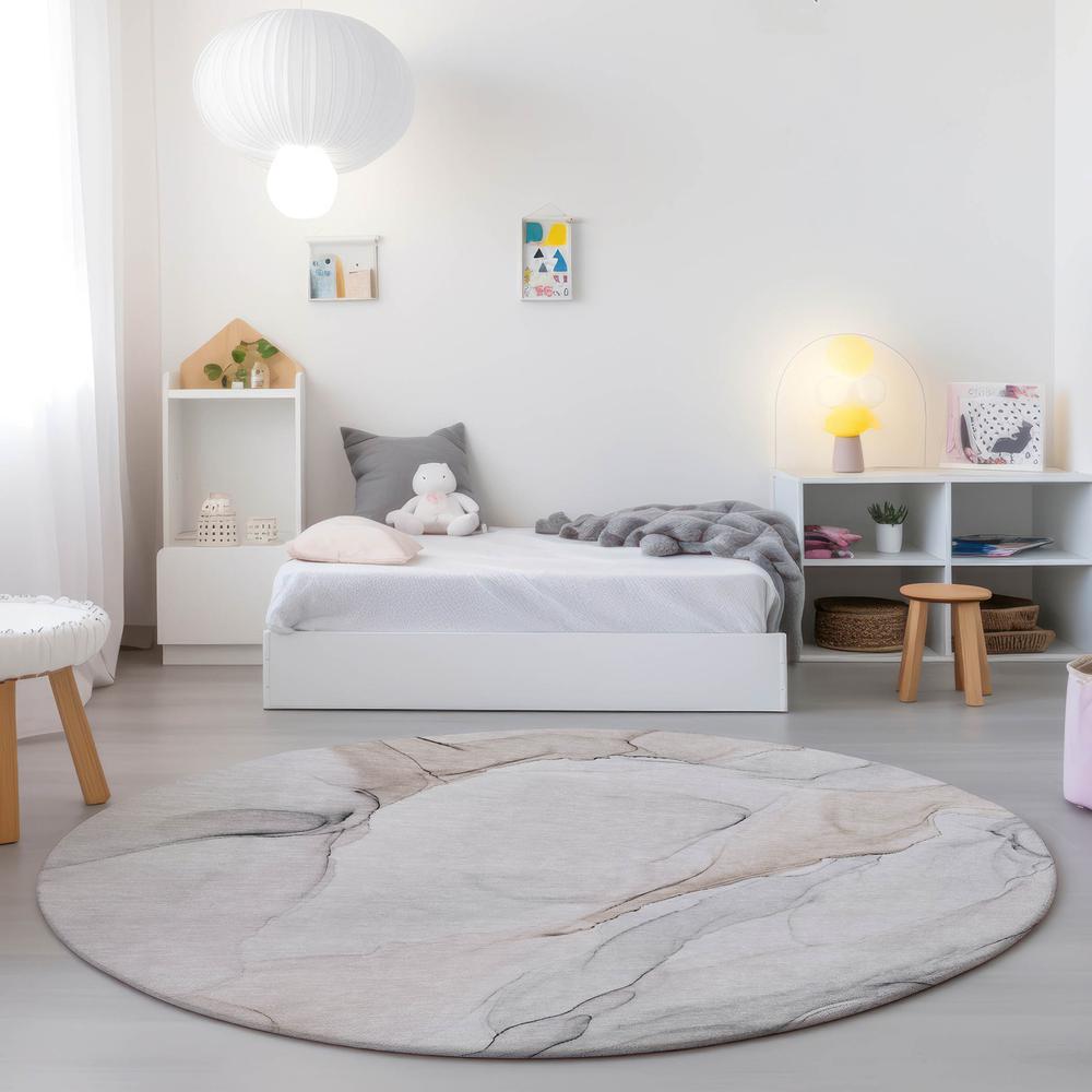 Chantille ACN515 Ivory 8' x 8' Rug. Picture 7