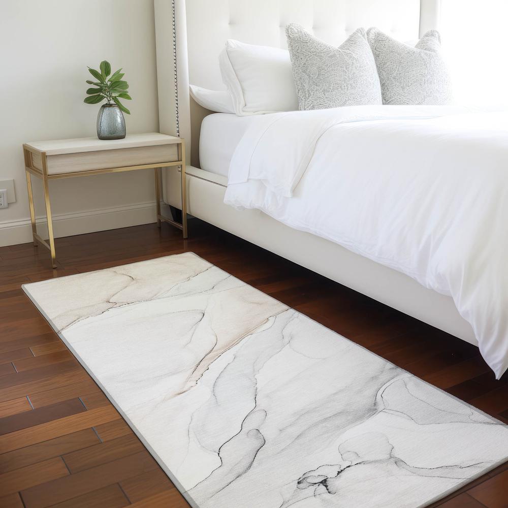 Chantille ACN515 Ivory 2'3" x 7'6" Rug. Picture 7