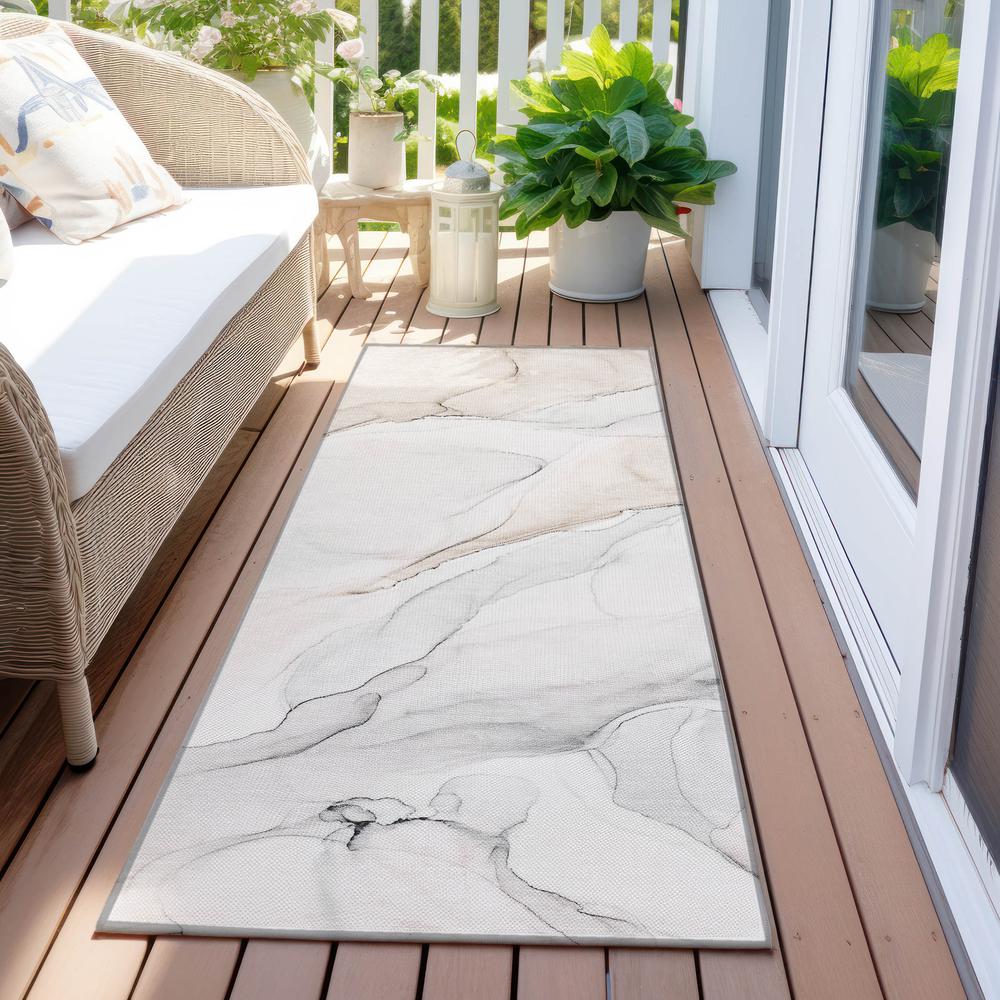 Chantille ACN515 Ivory 2'3" x 7'6" Rug. Picture 8