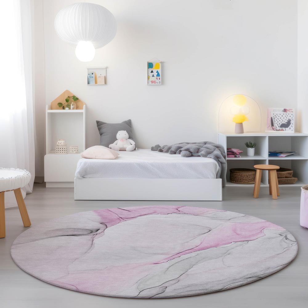 Chantille ACN515 Pink 8' x 8' Rug. Picture 7
