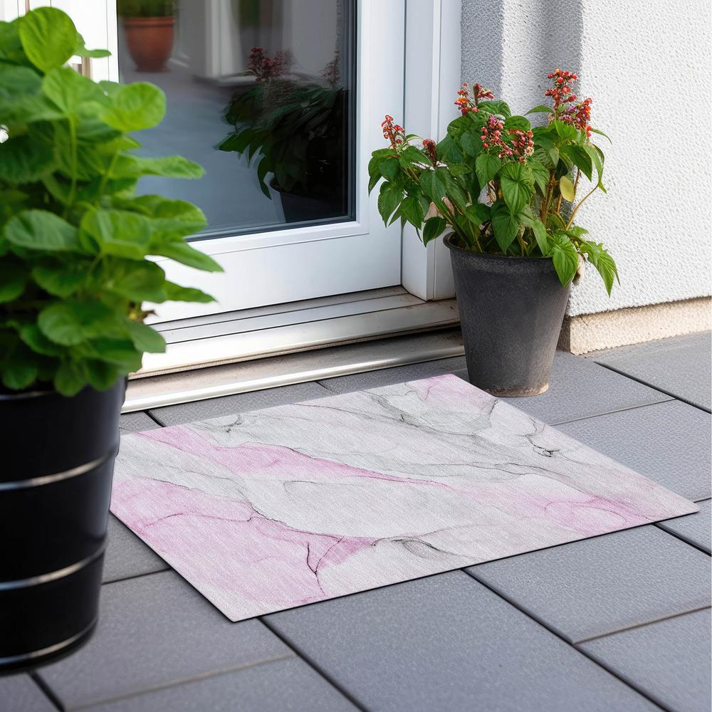Chantille ACN515 Pink 1'8" x 2'6" Rug. Picture 7
