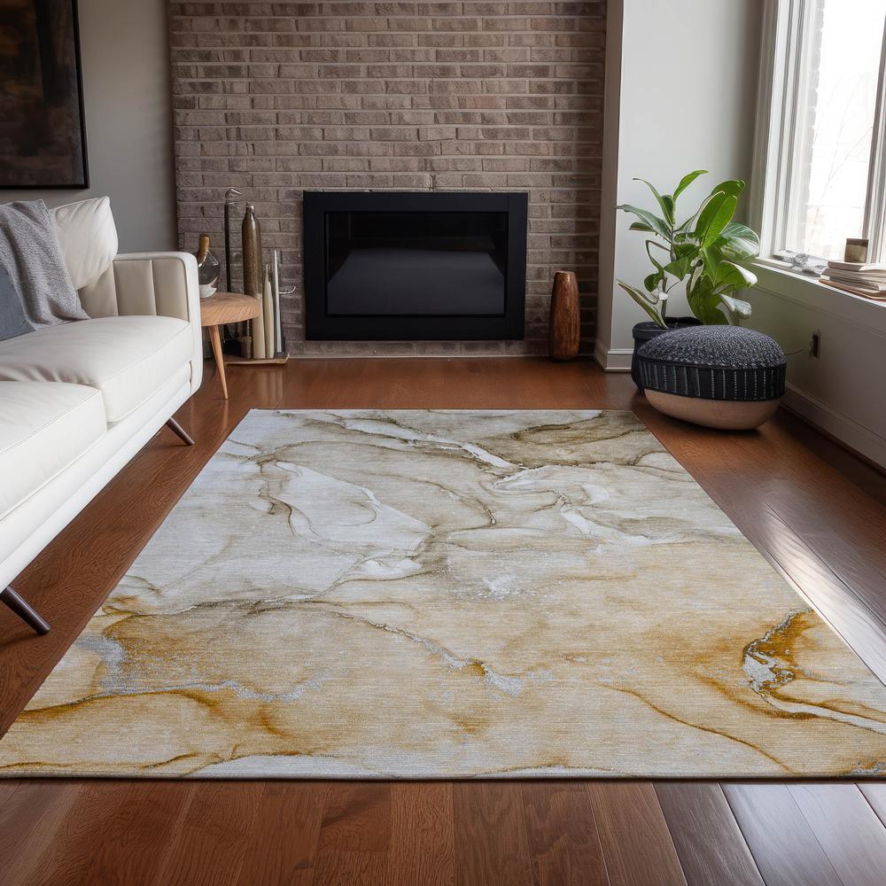 Chantille ACN516 Brown 2'6" x 3'10" Rug. Picture 7