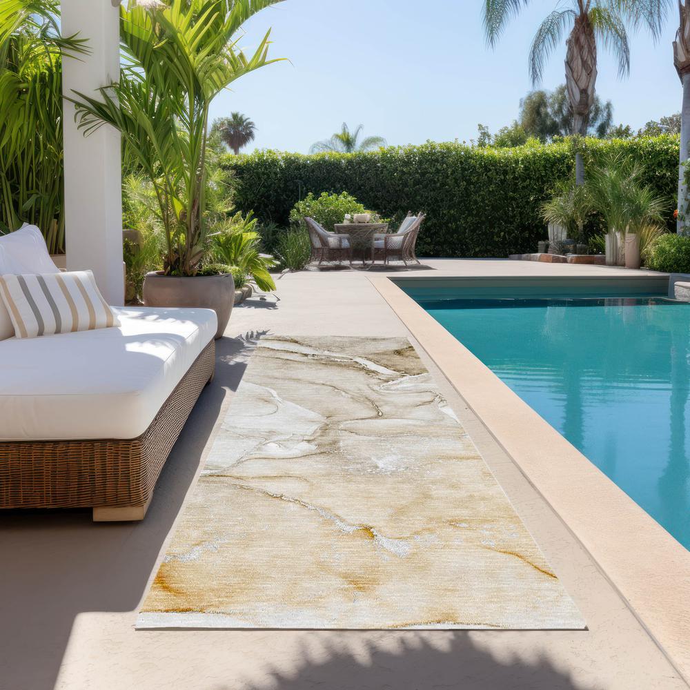 Chantille ACN516 Brown 2'3" x 7'6" Rug. Picture 7