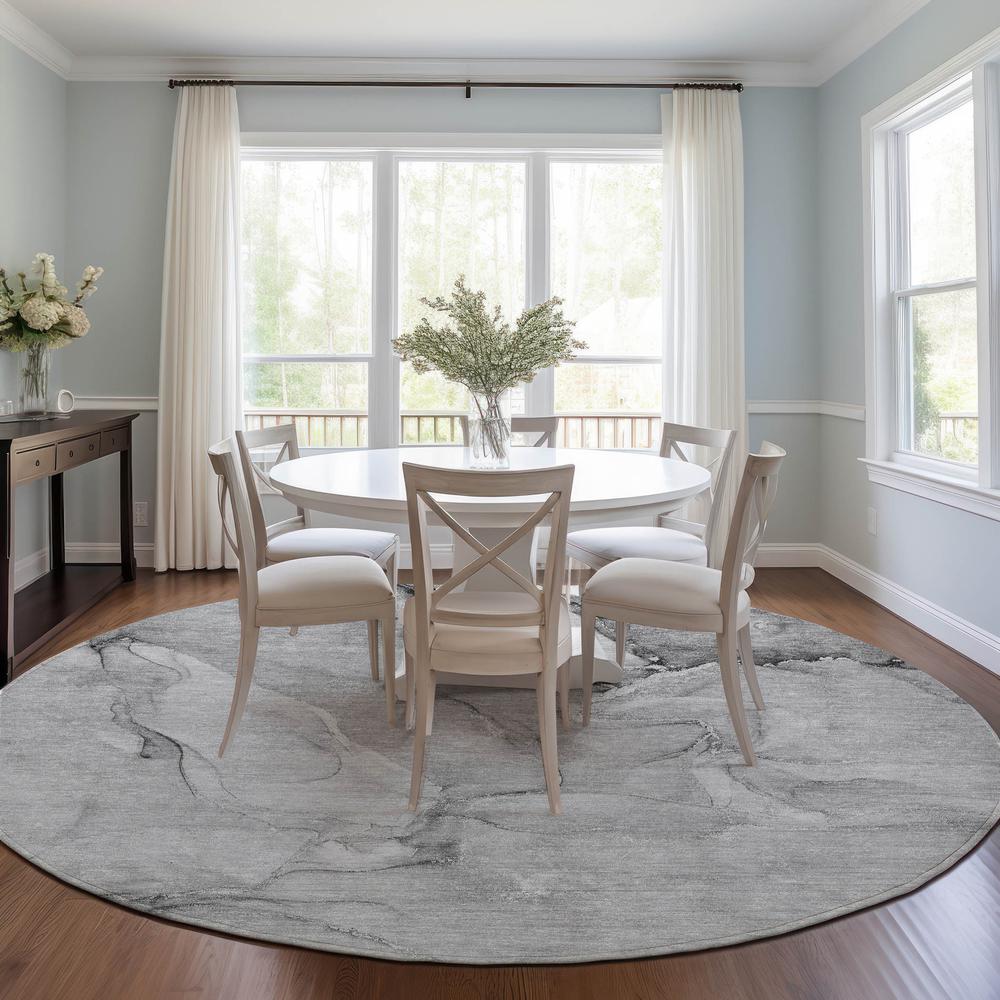 Chantille ACN516 Gray 8' x 8' Rug. Picture 6