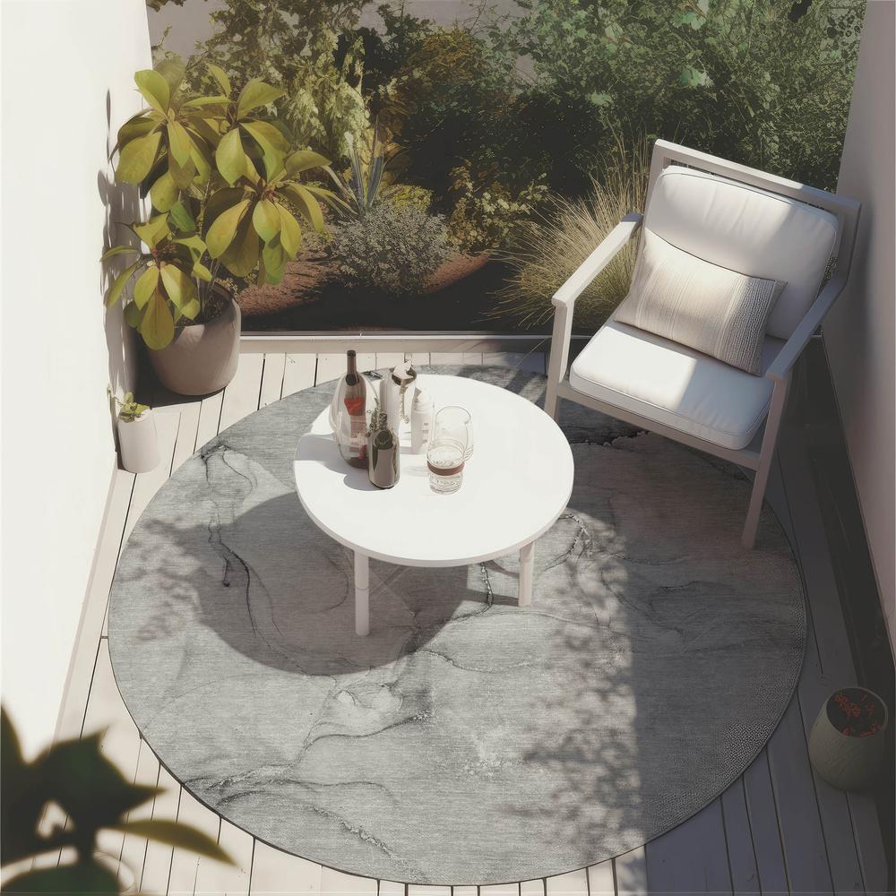 Chantille ACN516 Gray 8' x 8' Rug. Picture 7