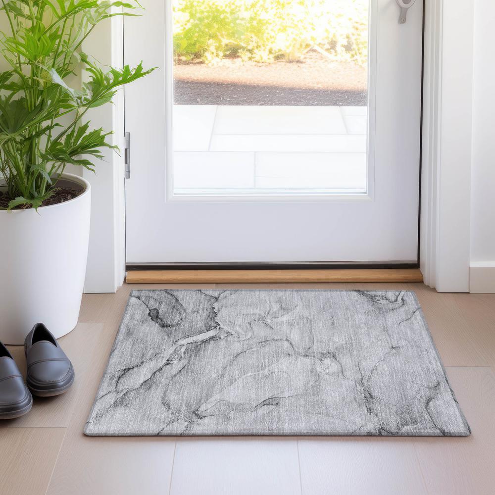 Chantille ACN516 Gray 1'8" x 2'6" Rug. Picture 6