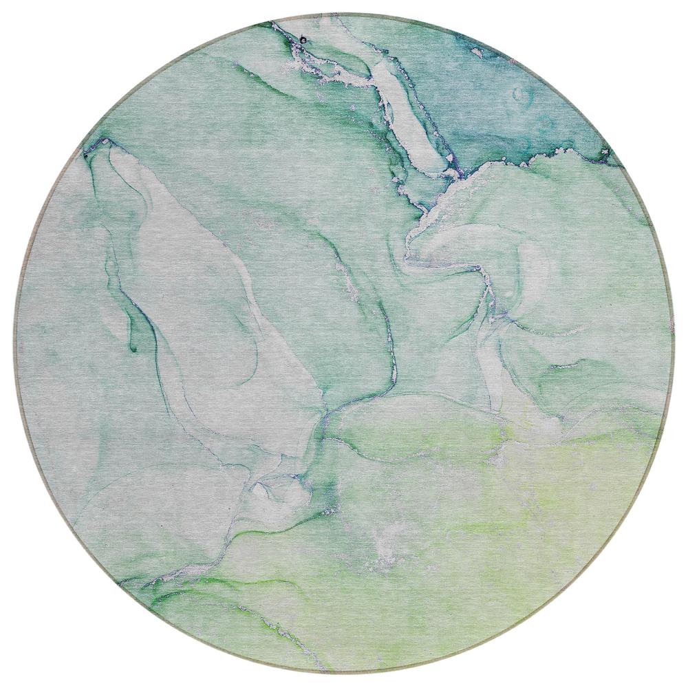Chantille ACN516 Green 8' x 8' Rug. Picture 1