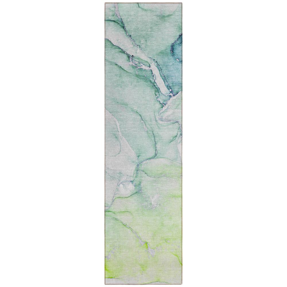 Chantille ACN516 Green 2'3" x 7'6" Rug. Picture 1