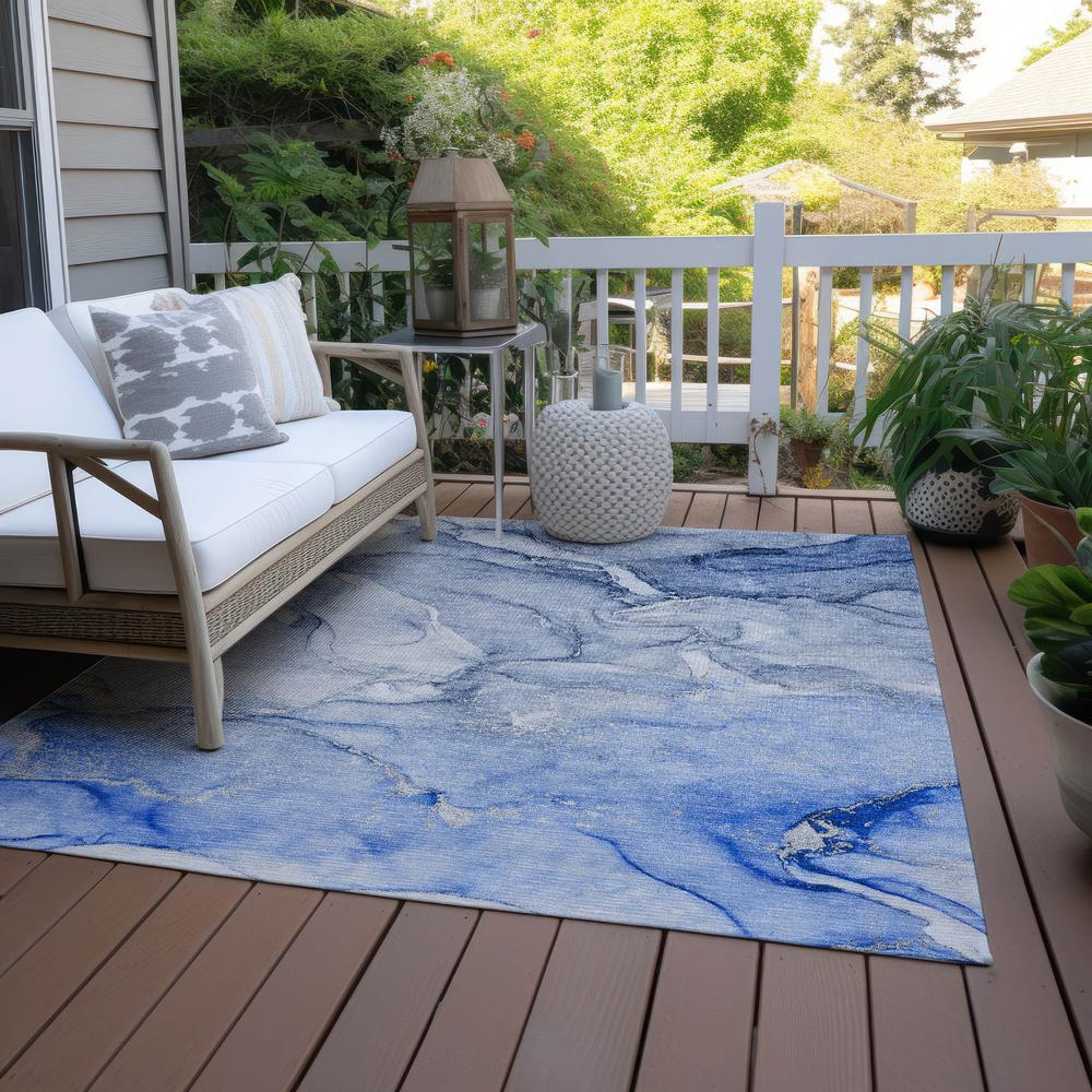 Chantille ACN516 Blue 2'6" x 3'10" Rug. Picture 9