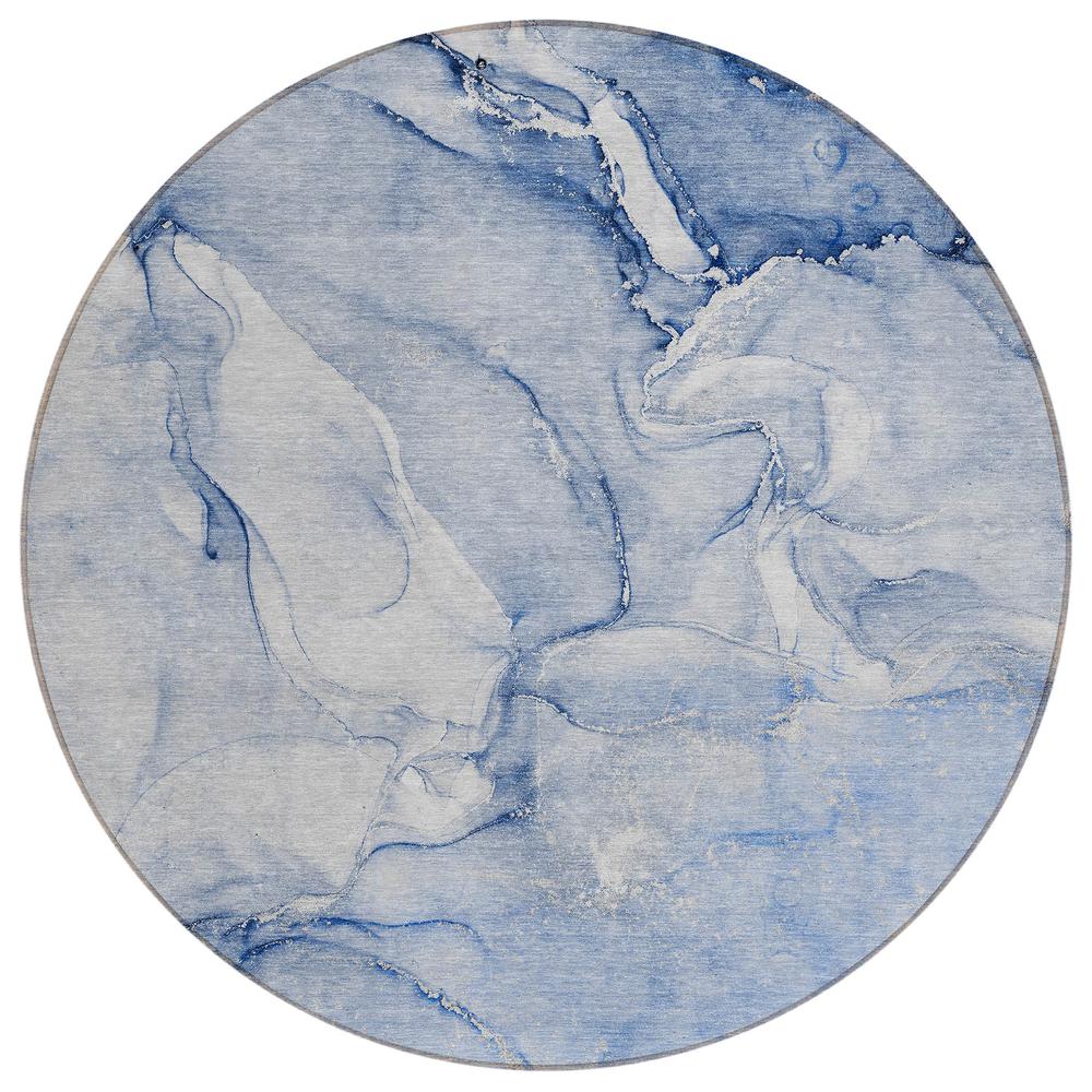 Chantille ACN516 Blue 8' x 8' Rug. Picture 1