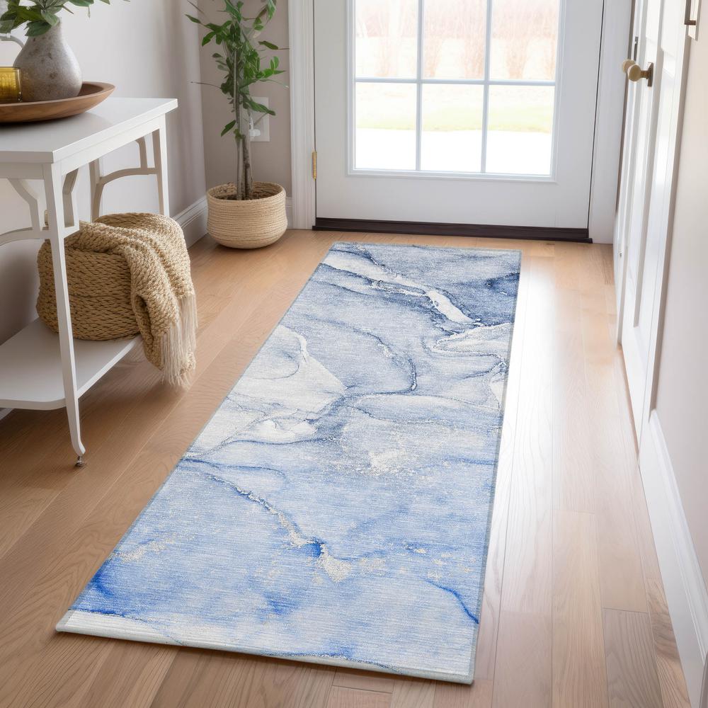 Chantille ACN516 Blue 2'3" x 7'6" Rug. Picture 6