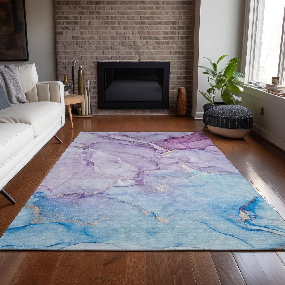Chantille ACN516 Purple 2'6" x 3'10" Rug. Picture 7