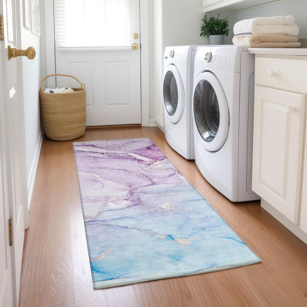 Chantille ACN516 Purple 2'3" x 7'6" Rug. Picture 6