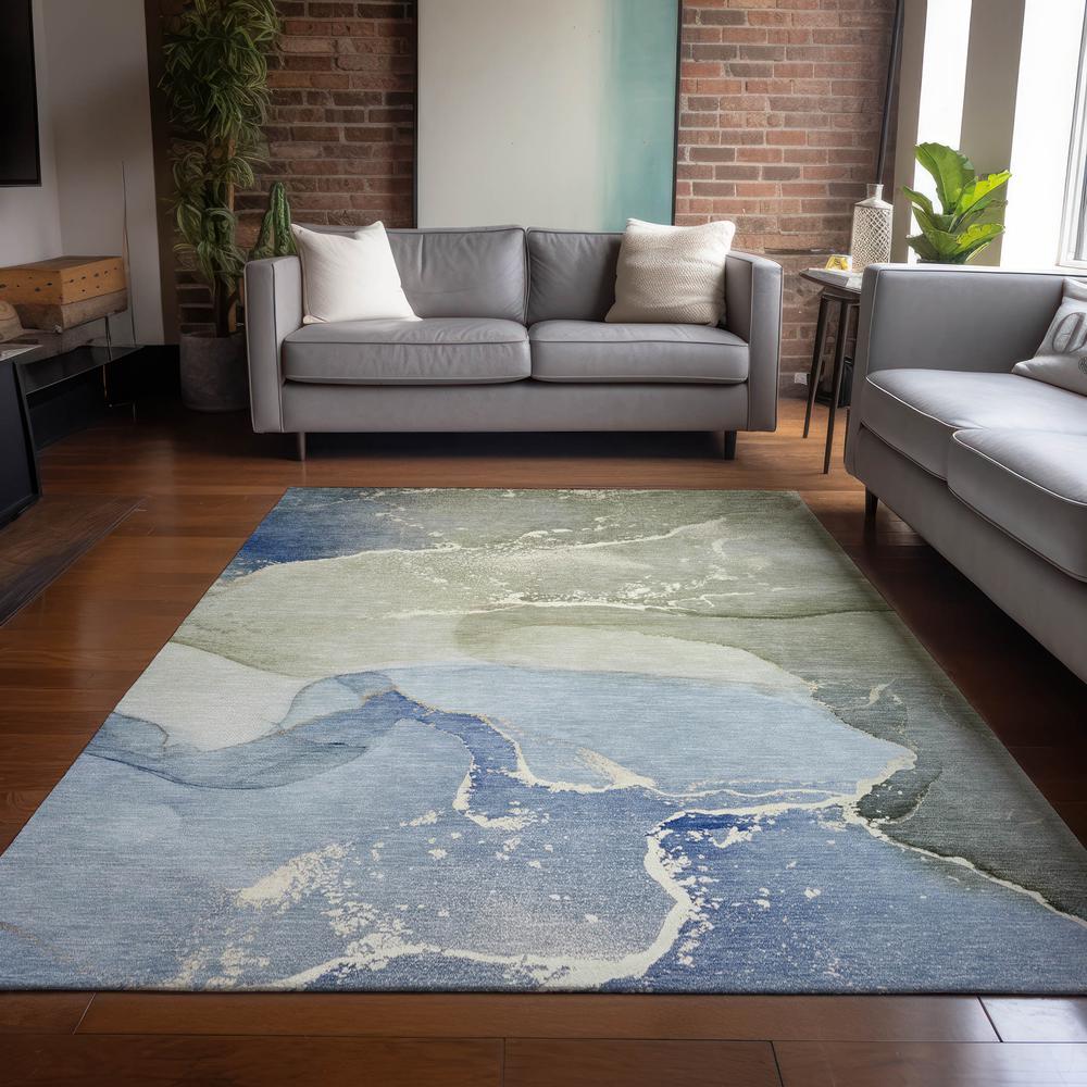 Chantille ACN517 Blue 2'6" x 3'10" Rug. Picture 6