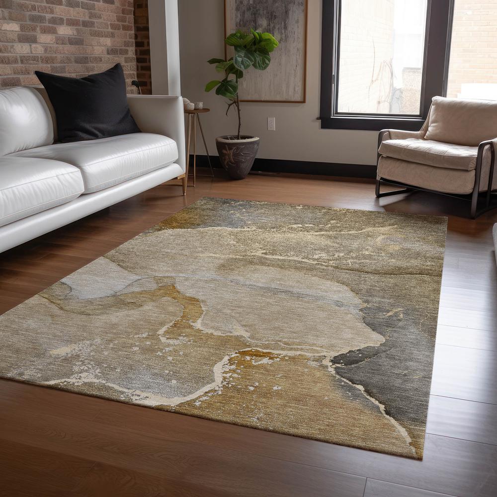 Chantille ACN517 Brown 2'6" x 3'10" Rug. Picture 6