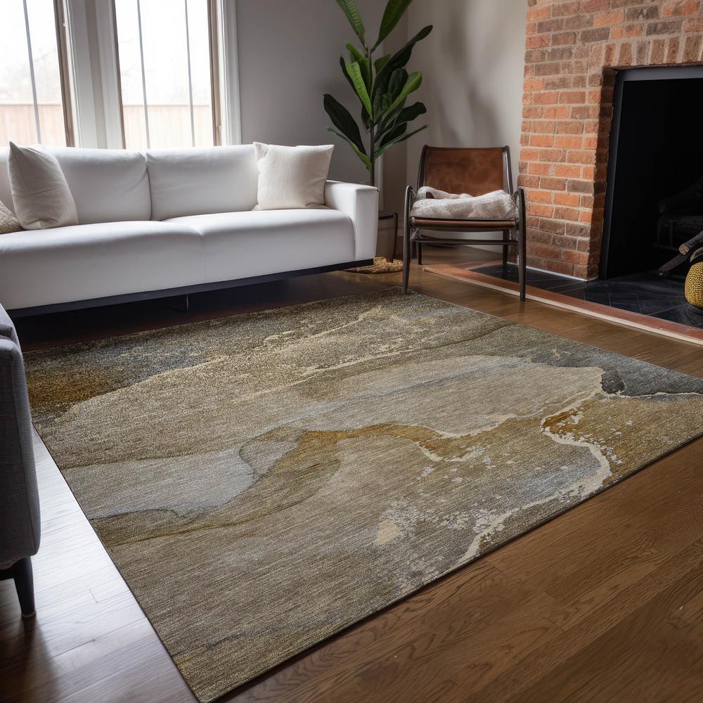 Chantille ACN517 Brown 2'6" x 3'10" Rug. Picture 7