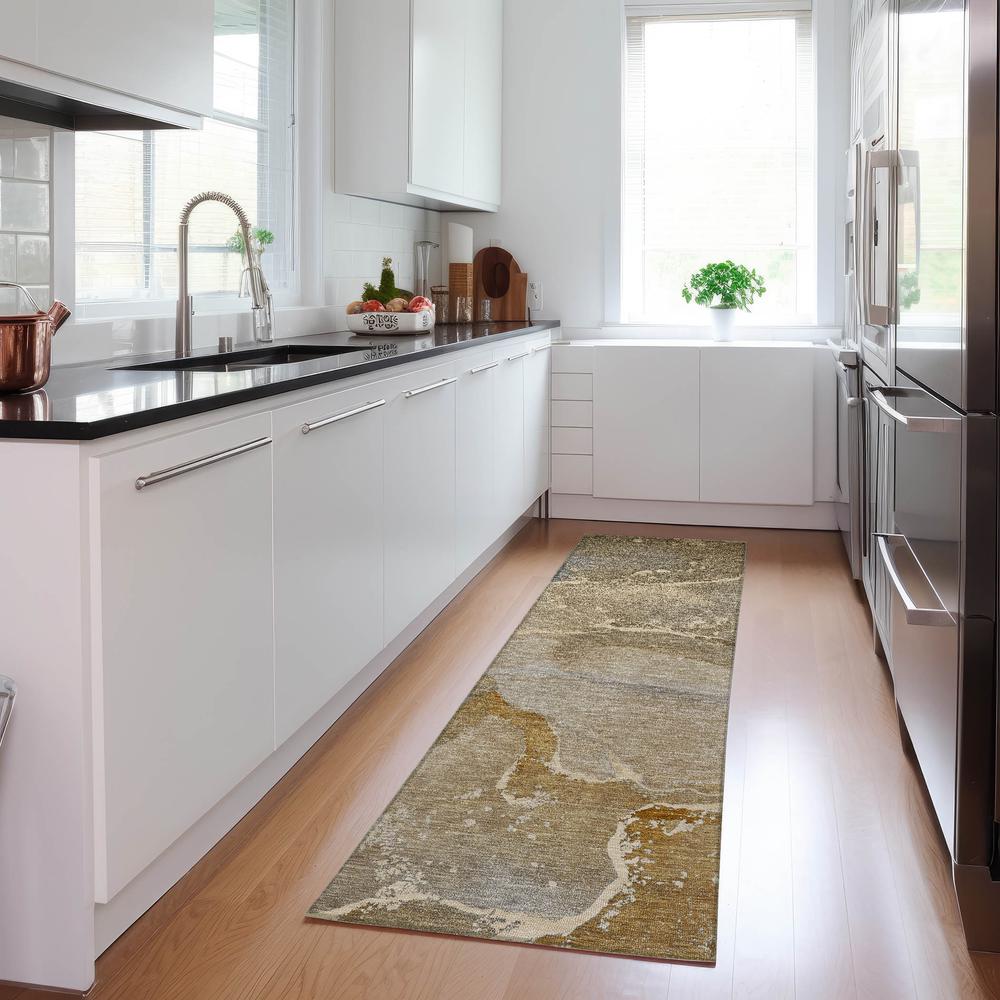 Chantille ACN517 Brown 2'3" x 7'6" Rug. Picture 7