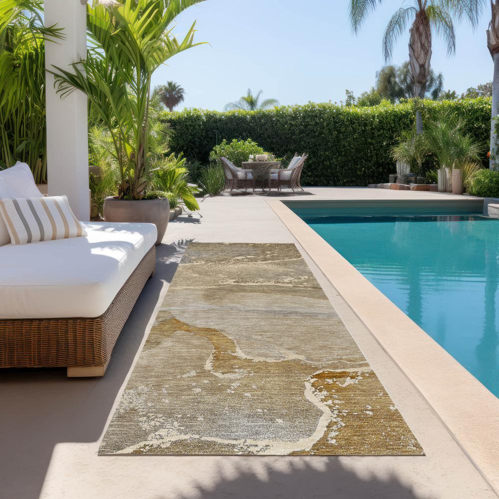 Chantille ACN517 Brown 2'3" x 7'6" Rug. Picture 8