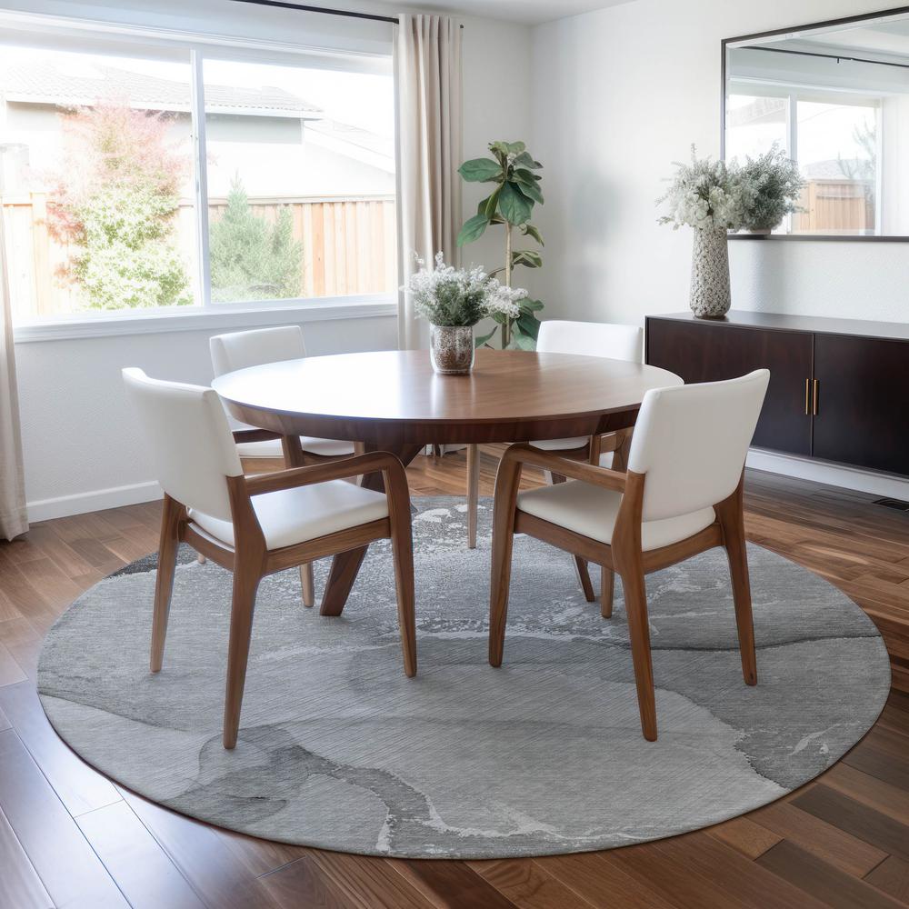 Chantille ACN517 Gray 8' x 8' Rug. Picture 6