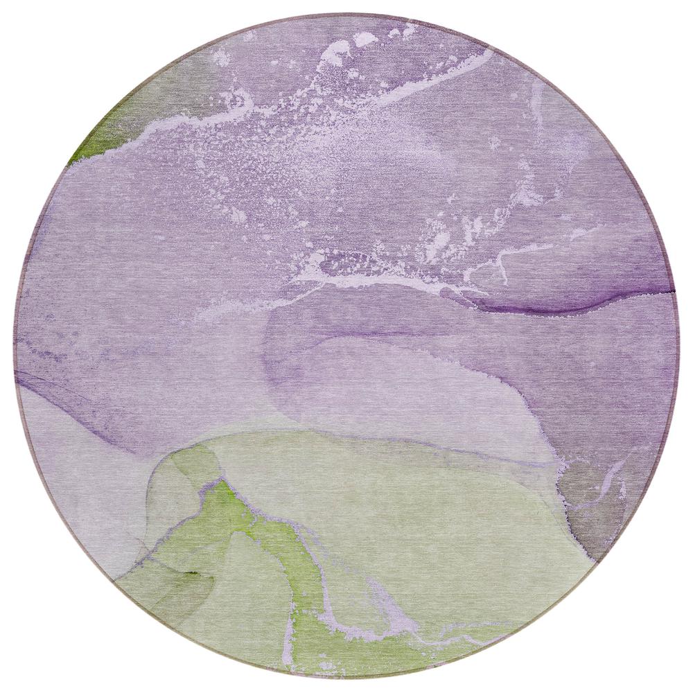 Chantille ACN517 Purple 8' x 8' Rug. Picture 1