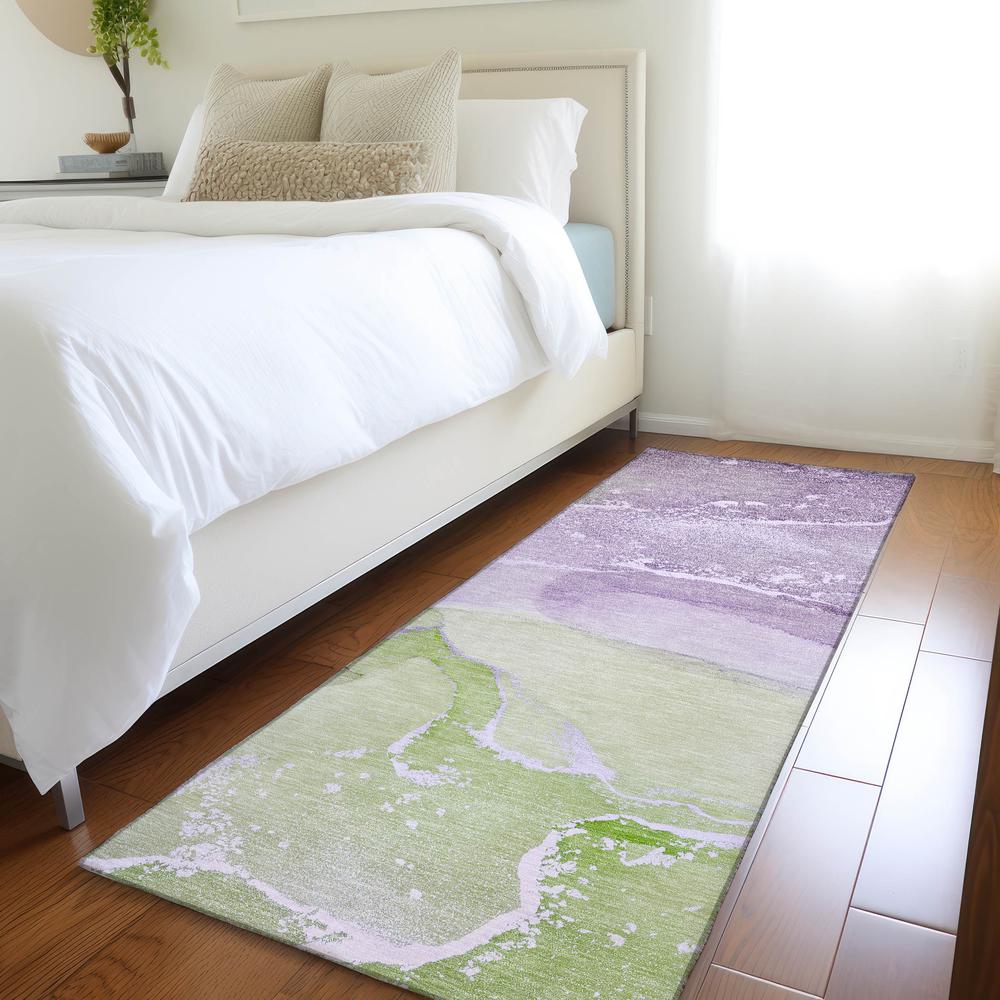 Chantille ACN517 Purple 2'3" x 7'6" Rug. Picture 6