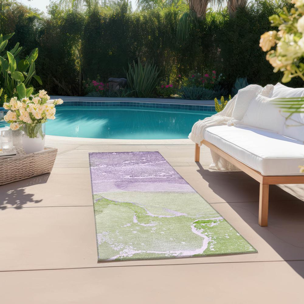 Chantille ACN517 Purple 2'3" x 7'6" Rug. Picture 7