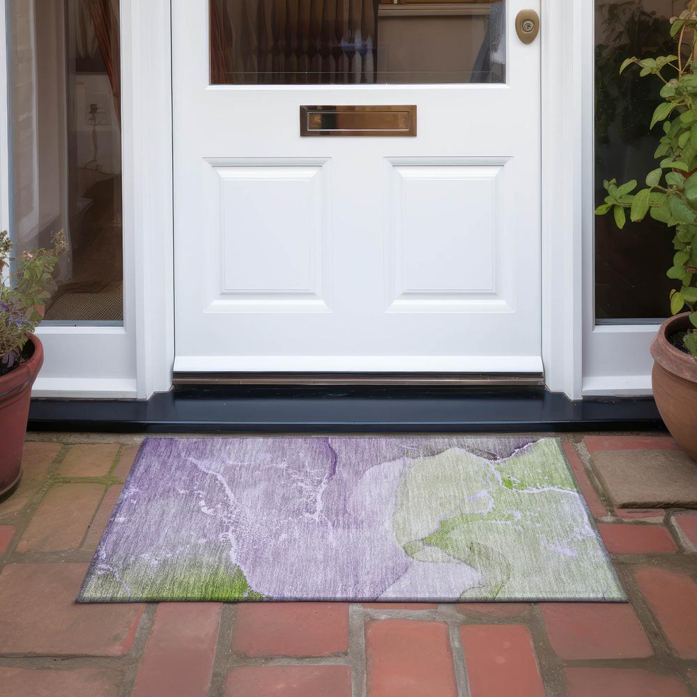 Chantille ACN517 Purple 1'8" x 2'6" Rug. Picture 8
