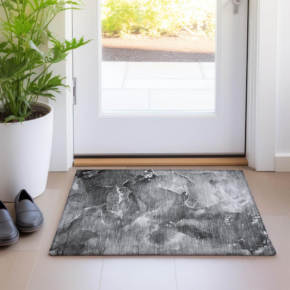 Chantille ACN518 Gray 1'8" x 2'6" Rug. Picture 6